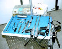 Equine dental tool cart